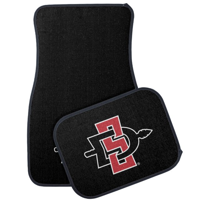 San Diego State University Logo Car Floor Mat (Set)