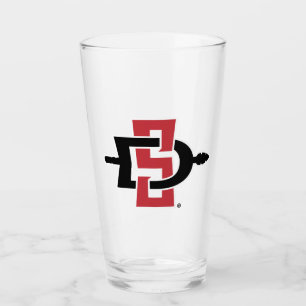 San Diego State University Logo Glass