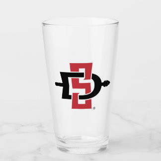 San Diego State University Logo Glass