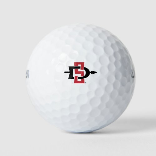 San Diego State University Logo Golf Balls