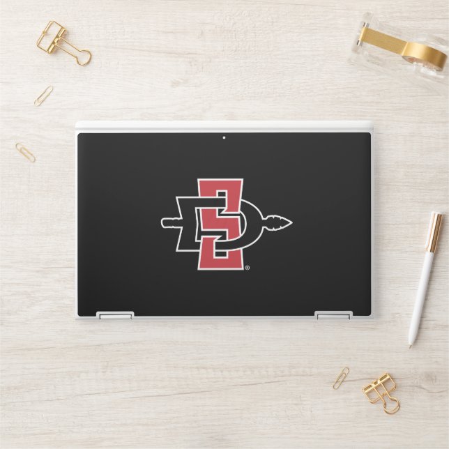 San Diego State University Logo HP Laptop Skin (Desk)