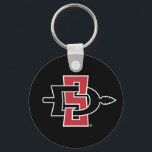 San Diego State University Logo Keychain<br><div class="desc">Check out these San Diego State designs! Show off your Aztec pride with these new University products. These make the perfect gifts for the San Diego student, alumni, family, friend or fan in your life. All of these Zazzle products are customizable with your name, class year, or club. Go SDSU!...</div>