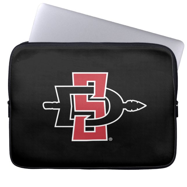 San Diego State University Logo Laptop Sleeve (Front)