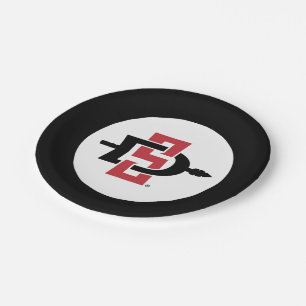 San Diego State University Logo Paper Plates