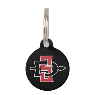 San Diego State University Logo Pet ID Tag