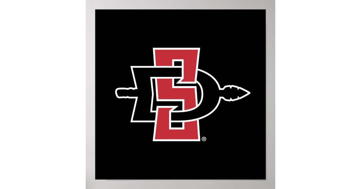 San Diego State University Logo Poster Zazzle