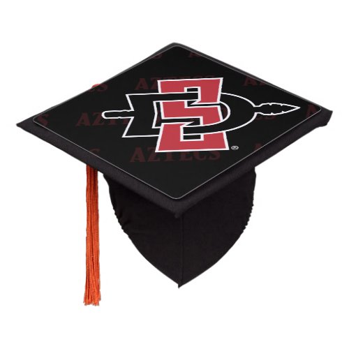San Diego State University Logo Watermark Graduation Cap Topper