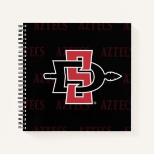 San Diego State University Logo Watermark Notebook