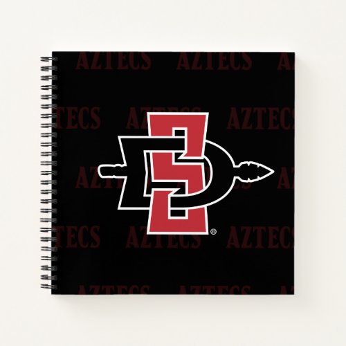 San Diego State University Logo Watermark Notebook