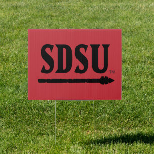 San Diego State University SDSU Aztecs Sign