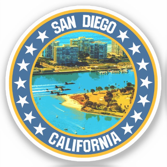 San Diego                                          Sticker (Front)