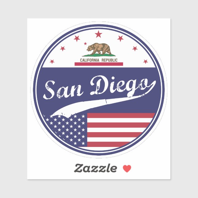 San Diego Sticker (Sheet)
