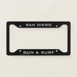 San Diego Sun & Surf License Plate Frame