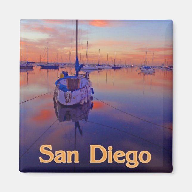 San Diego Sunrise Magnet (Front)