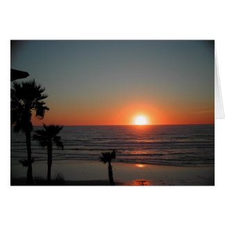 San Diego Sunset at Pacific Beach Cards