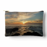 San Diego Sunset I California Seascape Accessory Pouch