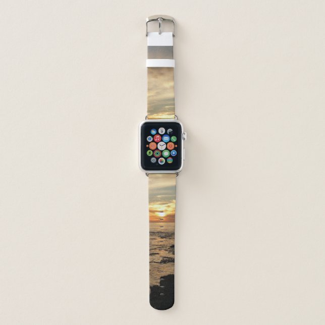 San Diego Sunset I California Seascape Apple Watch Band (Front)