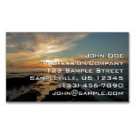 San Diego Sunset I California Seascape Business Card Magnet