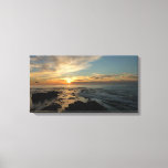 San Diego Sunset I California Seascape Canvas Print