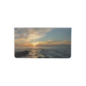 San Diego Sunset I California Seascape Checkbook Cover (Front)