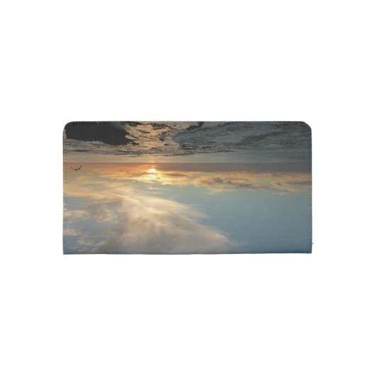 San Diego Sunset I California Seascape Checkbook Cover (Back)