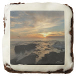 San Diego Sunset I California Seascape Chocolate Brownie
