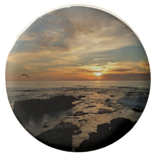San Diego Sunset I California Seascape Chocolate Covered Oreo (Front)