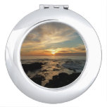 San Diego Sunset I California Seascape Compact Mirror