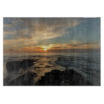 San Diego Sunset I California Seascape Cutting Board