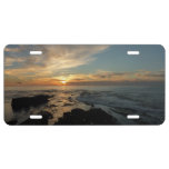 San Diego Sunset I California Seascape License Plate