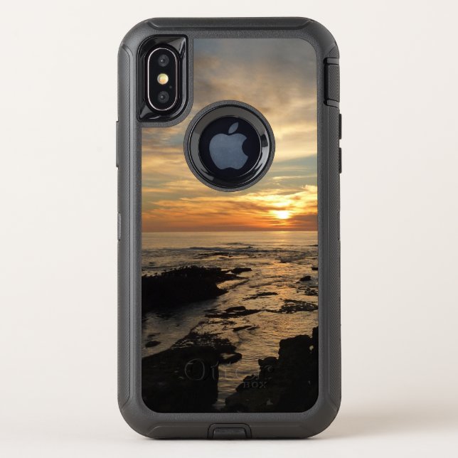San Diego Sunset I California Seascape Otterbox iPhone Case (Back)