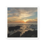 San Diego Sunset I California Seascape Paper Napkins
