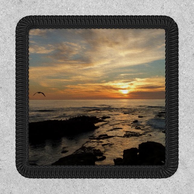 San Diego Sunset I California Seascape Patch (Front)