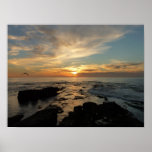San Diego Sunset I California Seascape Poster