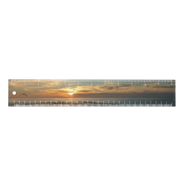 San Diego Sunset I California Seascape Ruler (Front)