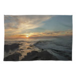 San Diego Sunset I California Seascape Towel
