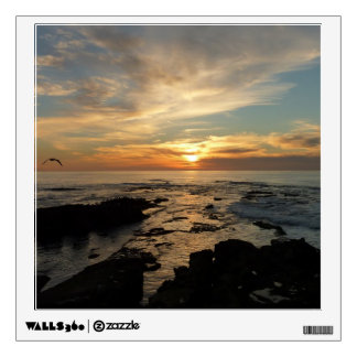 San Diego Sunset I California Seascape Wall Sticker