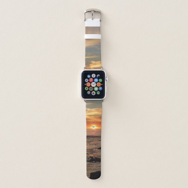 San Diego Sunset II California Seascape Apple Watch Band (Front)