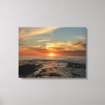 San Diego Sunset II California Seascape Canvas Print