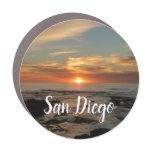 San Diego Sunset II California Seascape Car Magnet