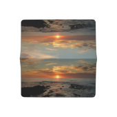 San Diego Sunset II California Seascape Checkbook Cover (Open)