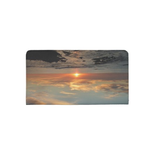 San Diego Sunset II California Seascape Checkbook Cover (Back)