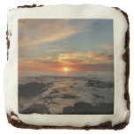 San Diego Sunset II California Seascape Chocolate Brownie