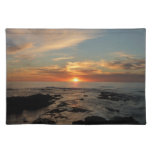 San Diego Sunset II California Seascape Cloth Placemat