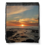 San Diego Sunset II California Seascape Drawstring Bag