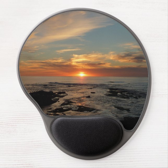 San Diego Sunset II California Seascape Gel Mouse Pad (Front)