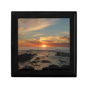 San Diego Sunset Ii California Seascape Gift Box by mlewallpapers at Zazzle