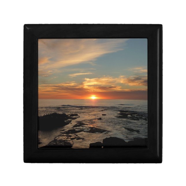 San Diego Sunset II California Seascape Gift Box (Front)