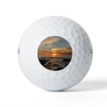 San Diego Sunset II California Seascape Golf Balls