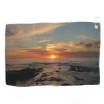 San Diego Sunset II California Seascape Golf Towel